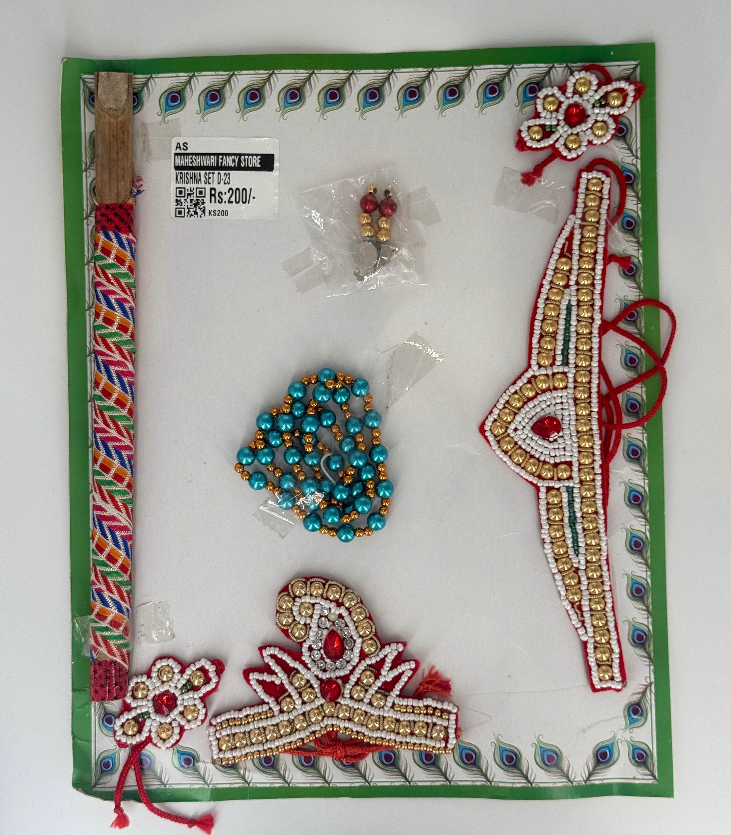 Kids krishna Jewellery Set D-23
